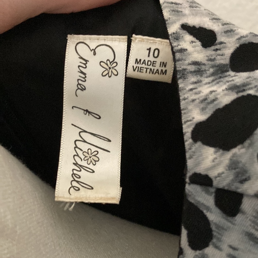 Emma & Michelle Leopard Print Dress size 10 - Picture 5 of 7